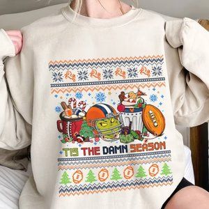 Grinch Denver Xmas Ugly, Tis The Season Ugly Sweater Party, Game Day Sweatshirt